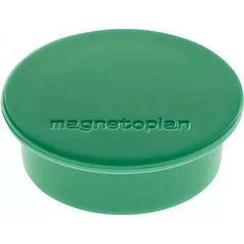 Magnetoplan Discofix Okrúhly magnet zelený plnohmotný ferit 2,2 kg balenie 10 ks 1662005