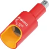 Wera 781 B/A VDE izolovaný adaptér, 3/8 palca štvorcový pohon na 1/4 palca šesťhran, mechanické zaistenie 05024692001