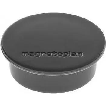 MAGNETOPLAN HOLTZ Discofix Okrúhly magnet, čierny, feritové plné jadro, 2,2 kg prídržná sila, 30 mm, balenie 10 ks (1662012)