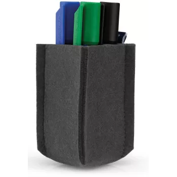 magnetoplan magnetoTray malý držiak na perá, sivý filc, 100% recyklovaný PET, magnetický 1227601