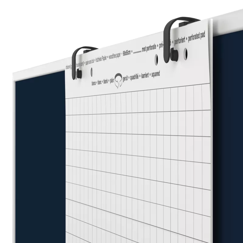 MAGNETOPLAN HOLTZ držiak flipchartu čierny pre univerzálne tabule, moderátorské steny, whiteboardy, priestorové deliace steny, komunikačné steny, prezentačné steny (11112212)