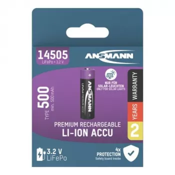 ANSMANN LiFePO4 AA batéria 3,2V 500mAh (1300-0021)