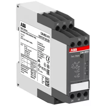ABB CM-MSS.41S termistorové relé ochrany motora, 24-240 V AC/DC, 0,5-10 A, 1 prepínací kontakt 1SVR730712R1200