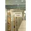 Magnetoplan 52625 univerzálny nástenný háčik, do interiéru, biely (1 ks)