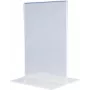 MAGNETOPLAN HOLTZ akrylový stojan na stôl DIN A3 na výšku krištáľovo číry obojstranný 297 x 420 mm (43115)