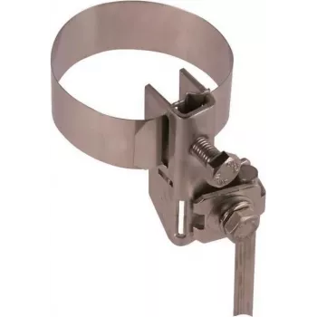 DEHN BRS 27.89 AK1X10 2X6.8 V2A nehrdzavejúca oceľ rúrková svorka pre ochranu pred bleskom 540103
