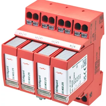 DEHN DEHNguard MP TNS 275 FM Typ 2 prepäťová ochrana, 4-pólová, 275V, 40kA, DIN lišta 942405