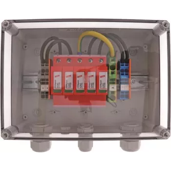 DEHN DCU 2 YPV 1100 2M 1S Typ 2 prepäťová ochrana pre fotovoltaické systémy, 2 MPPT, 1 string na MPPT, 1100 V DC, puzdro IP65 900921