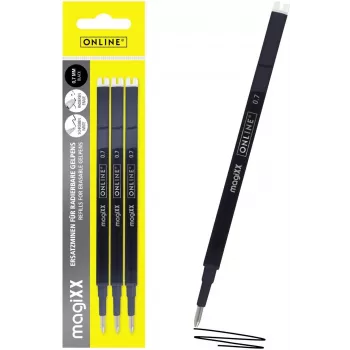 ONLINE magiXX gélová náplň čierna 0,7 mm, balenie 3 ks 40161/3