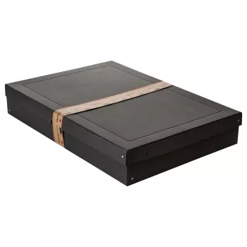 FALKEN PURE úložná krabica 27,0 l čierna 44,0 x 62,0 x 10,0 cm, 1 ks 22001768000F