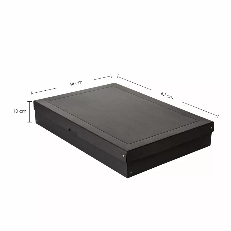 FALKEN PURE úložná krabica 27,0 l čierna 44,0 x 62,0 x 10,0 cm, 1 ks 22001768000F