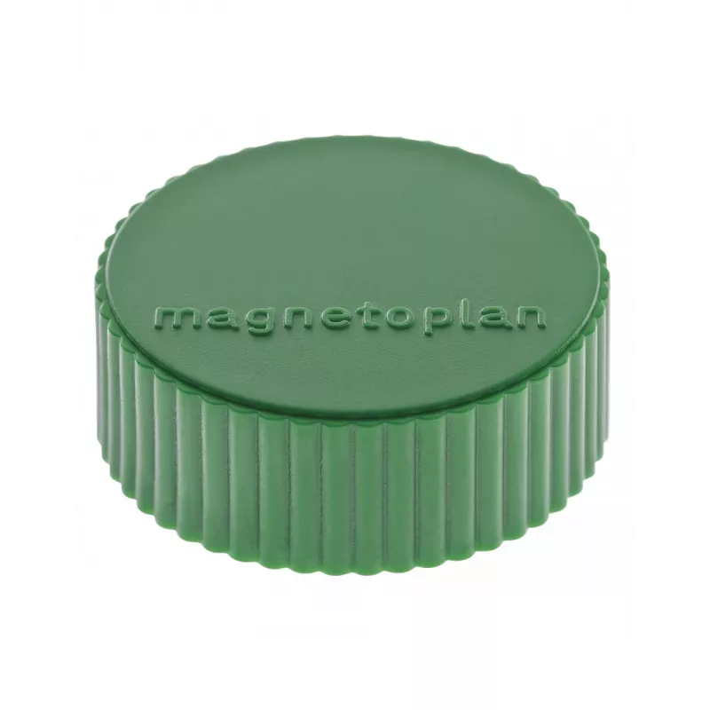 MAGNETOPLAN HOLTZ Discofix okrúhly magnet Magnum, zelený, plný feritový, prídržná sila 2,0 kg 1660005