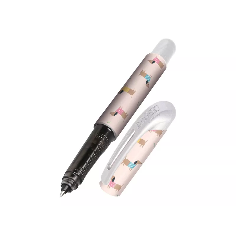 ONLINE rollerball College Dackel pero, modrá náplň, 0,7 mm 12647/3D