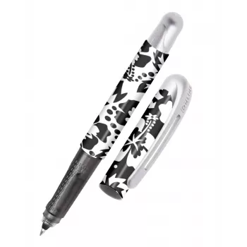 ONLINE rollerball College Flowers pero, 0,7 mm, modrá náplň 12657/3D