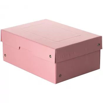 FALKEN PURE úložná krabica na dokumenty 1250 listov pastelovo ružová 18,0 x 25,0 x 10,0 cm, 1 kus 22001896000F