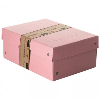 FALKEN PURE úložná krabica na dokumenty 1250 listov pastelovo ružová 18,0 x 25,0 x 10,0 cm, 1 kus 22001896000F