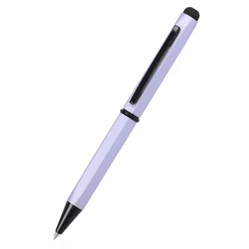 ONLINE Hexagon Stylus guľôčkové pero fialové s modrou náplňou a integrovaným stylusom 21033/3D