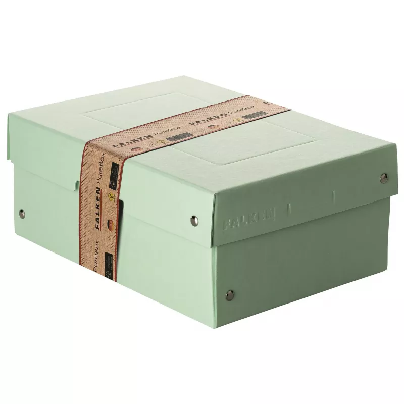 FALKEN PURE úložná krabica 1250 listov pastelovo zelená 18 x 25 x 10 cm 22001920000F