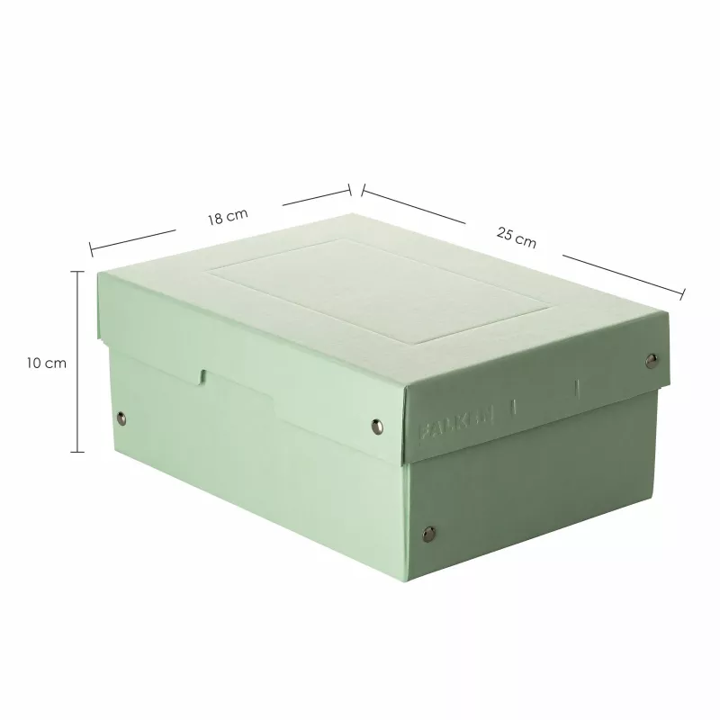 FALKEN PURE úložná krabica 1250 listov pastelovo zelená 18 x 25 x 10 cm 22001920000F
