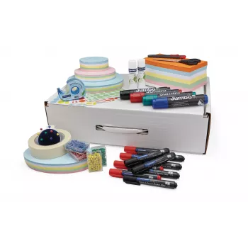 MAGNETOPLAN HOLTZ Trainer Basic sada, kartónový kufrík s 2 800 dielmi, identická s moderátorským kufríkom 11115 (11000)
