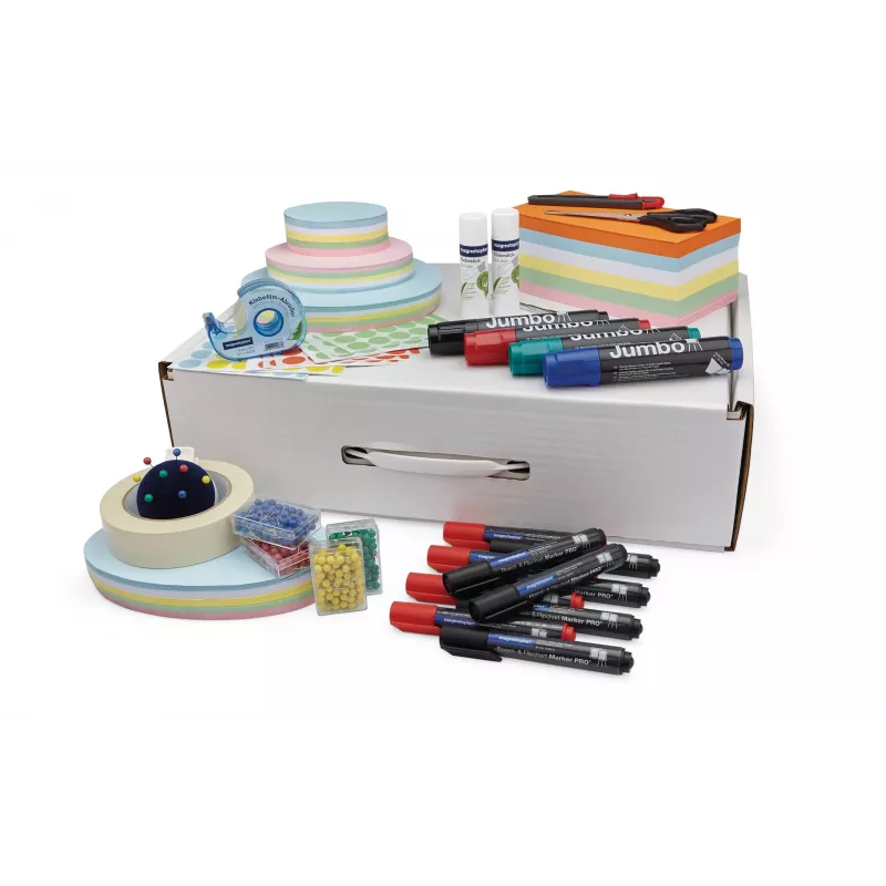 MAGNETOPLAN HOLTZ Trainer Basic sada, kartónový kufrík s 2 800 dielmi, identická s moderátorským kufríkom 11115 (11000)