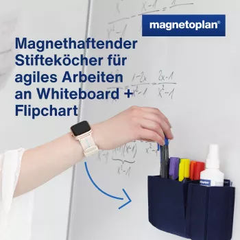 MAGNETOPLAN HOLTZ magnetoplan držiak na perá magnetoTray big 1227714 modrý