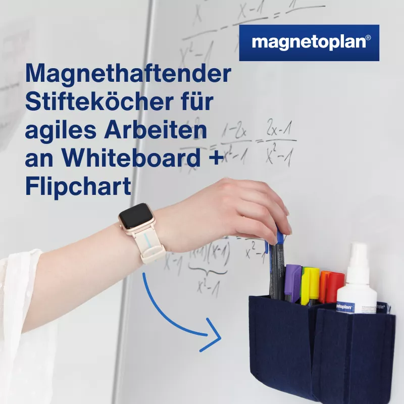 MAGNETOPLAN HOLTZ magnetoplan držiak na perá magnetoTray big 1227714 modrý