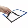 MAGNETOPLAN HOLTZ magnetofix A4 modrý obojstranný samolepiaci informačný rám 1131903