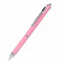 ONLINE 4-farebné guľôčkové pero Multipen Rose, červená/modrá/čierna/sivá 32075/3D