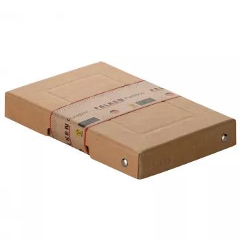 FALKEN PURE krabica na ukladanie 310 listov prírodne hnedá 12,0 x 18,5 x 2,5 cm, 1 ks 22001824000F