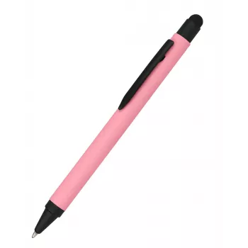 ONLINE SCHREIBGERÄTE ALU stylus guľôčkové pero ružové, modrý atrament, 1 kus (32121/3D)