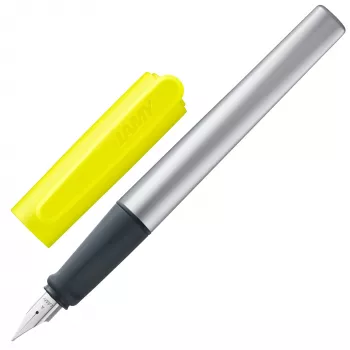 LAMY nexx plniace pero neónovo žlté/strieborné A (pre začiatočníkov)