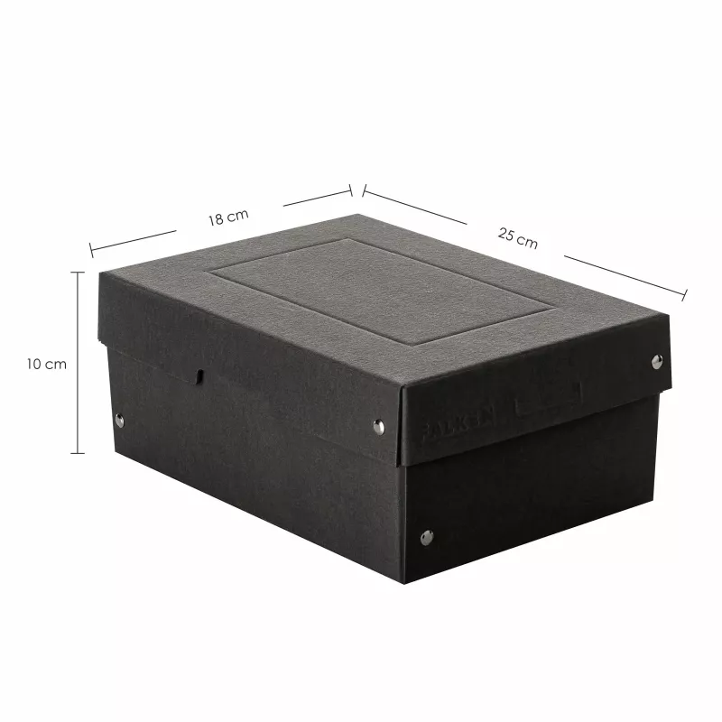 FALKEN PURE úložná krabica 4,5 l čierna 18,0 x 25,0 x 10,0 cm, 1 ks (22001720000F)