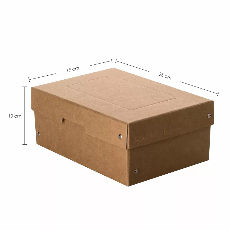 FALKEN PURE úložná krabica 4,5 l hnedá 18,0 x 25,0 x 10,0 cm, 1 ks (22001816000F)