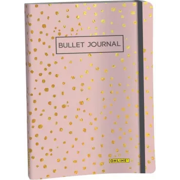 ONLINE Bullet Journal Spotlights Rose A5 bodkovaný softcover viacfarebný 70042