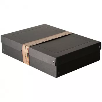 FALKEN PURE úložná krabica 14,0 l čierna 32 x 44 x 10 cm (1 ks) 22001688000F