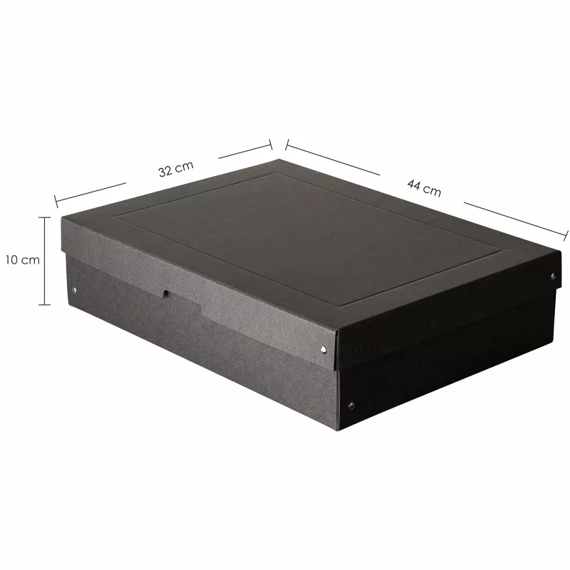 FALKEN PURE úložná krabica 14,0 l čierna 32 x 44 x 10 cm (1 ks) 22001688000F
