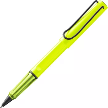 LAMY Safari rollerové pero neónovo žlté, modrý atrament (1241857)
