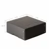 FALKEN PURE úložná krabica 200x200 mm pre 1050 listov, čierna, 21x21x8,5 cm 22001752000F