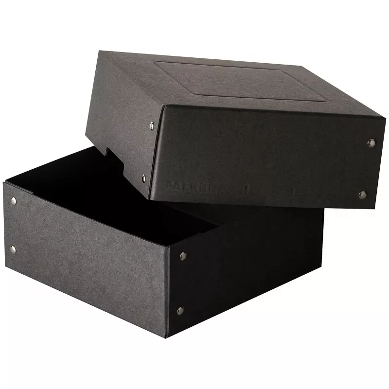 FALKEN PURE úložná krabica 200x200 mm pre 1050 listov, čierna, 21x21x8,5 cm 22001752000F