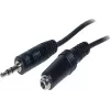 Good Connections AS-35V2 audio predlžovací kábel 3,5 mm jack konektor samec na konektor samica 2 m čierny