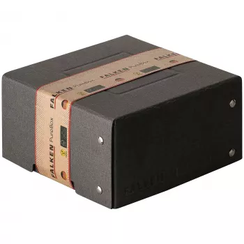 FALKEN PURE 150x150mm úložná škatuľa 1050 listov čierna 16,0 x 16,0 x 8,5 cm, 1 ks (22001744000F)