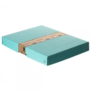 FALKEN PURE úložná škatuľa 500 listov pastelovo modrá 24,0 x 32,0 x 4,0 cm, 1 ks (22001856000F)