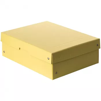 FALKEN PURE krabica na ukladanie dokumentov 1250 listov pastelovo žltá 24,0 x 32,0 x 10,0 cm, 1 kus 22001936000F