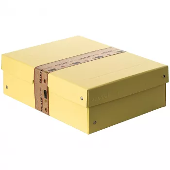 FALKEN PURE krabica na ukladanie dokumentov 1250 listov pastelovo žltá 24,0 x 32,0 x 10,0 cm, 1 kus 22001936000F