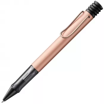 LAMY Lx guľôčkové pero ružové zlato s modrým atramentom a hliníkovým puzdrom 1231632
