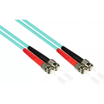 GoodConnections LW-815ST3 OM3 Duplexný multimódový prepojovací optický kábel, ST/ST, 50/125, 15 m