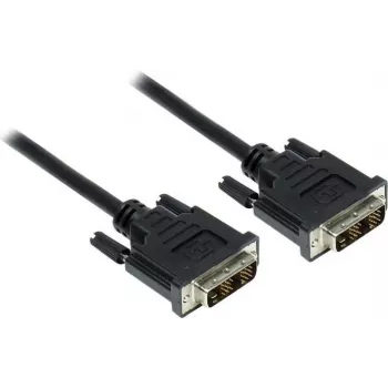 GoodConnections DVI-D Single Link kábel 18+1 konektor samec na konektor samec, 1,8m, čierny, pozlátený, dvojito tienený, HDCP, 1920x1200 4310-DD2