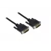 GoodConnections DVI-D Single Link kábel 18+1 konektor samec na konektor samec, 1,8m, čierny, pozlátený, dvojito tienený, HDCP, 1920x1200 4310-DD2