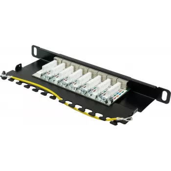 GoodConnections Alcasa GC-N0130 Cat6a tienený RJ45 Keystone modul - 10GbE, 22-26 AWG, čierny